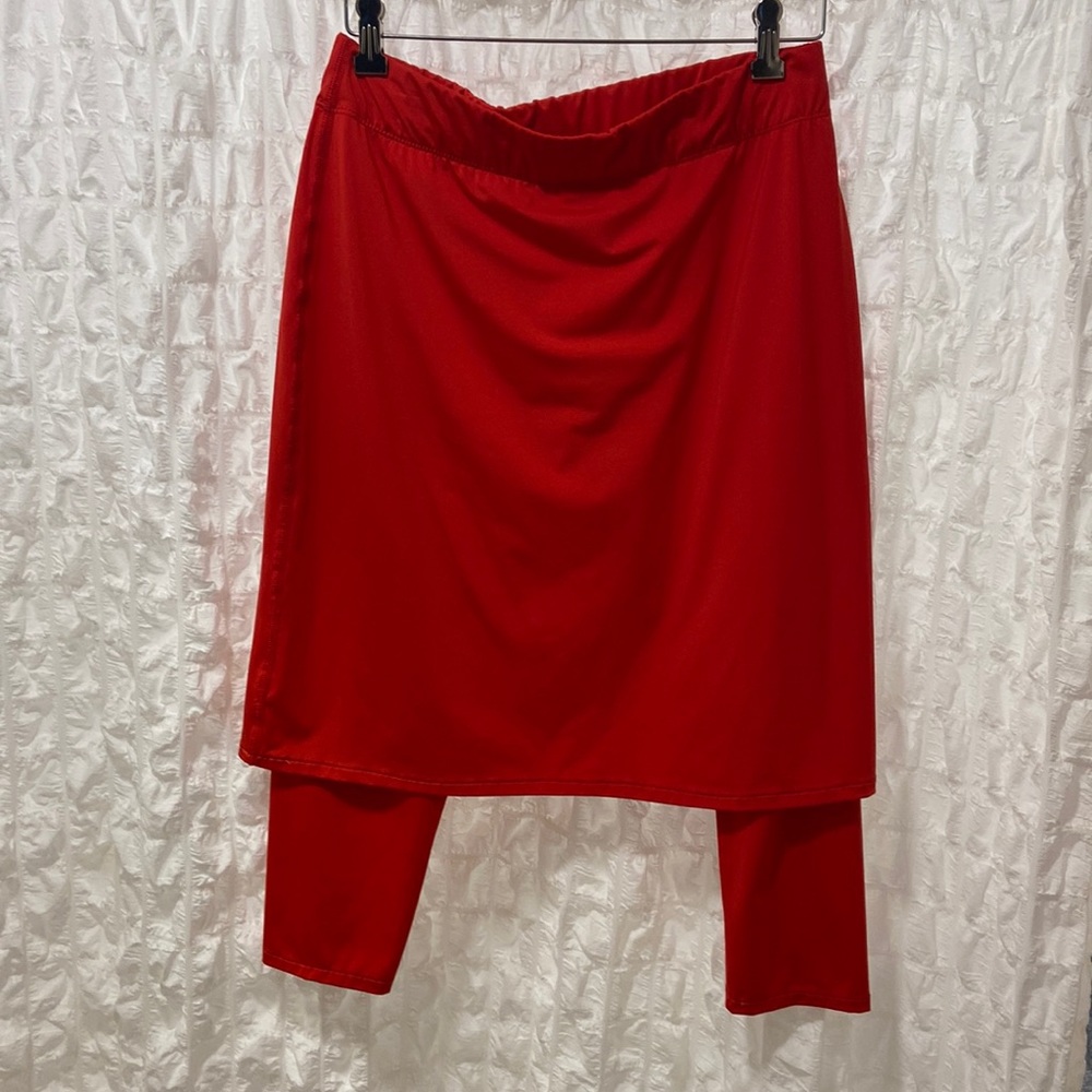 Red Athletic Skirt